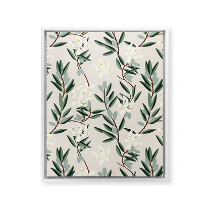 OLIVE BLOOM Framed Canvas Print Gallery Image 34
