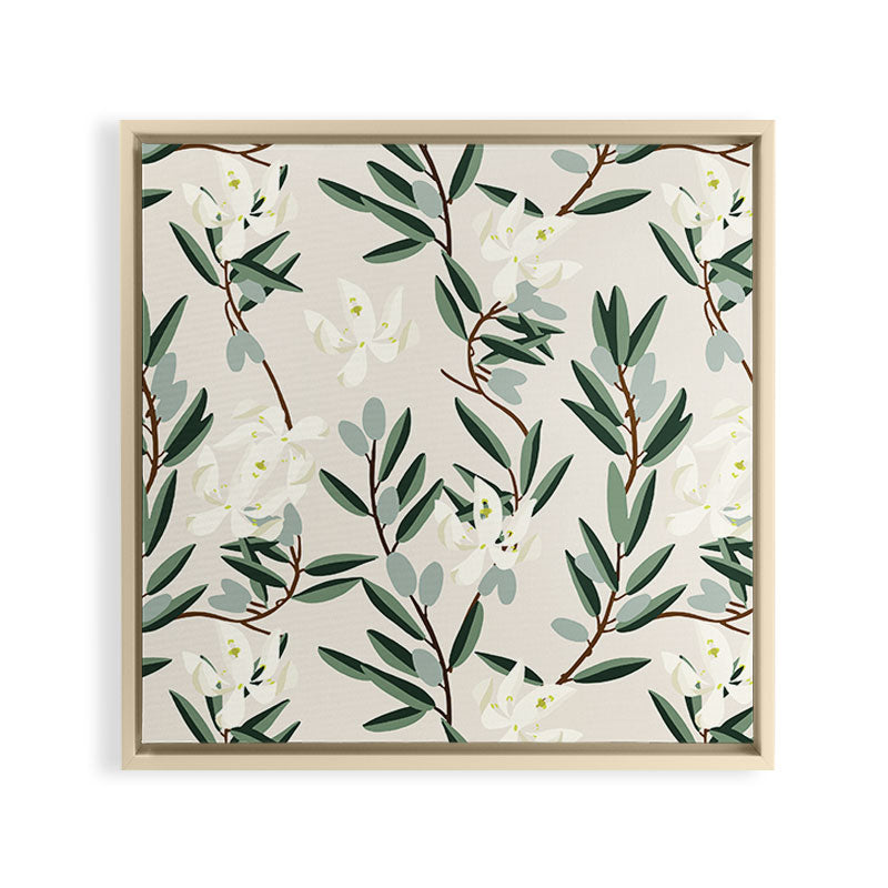 OLIVE BLOOM Framed Canvas Print Gallery Image 27