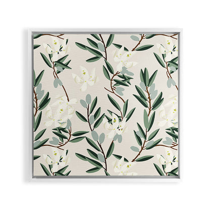 OLIVE BLOOM Framed Canvas Print Gallery Image 29