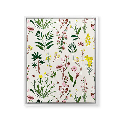 WILDFLOWER STUDY Framed Canvas Print Gallery Image 28