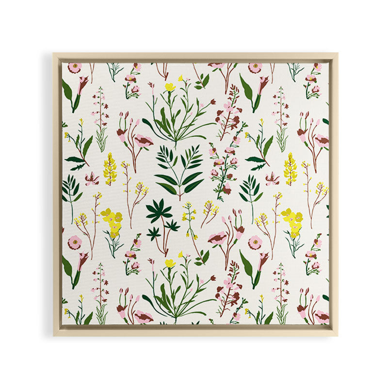 WILDFLOWER STUDY Framed Canvas Print Gallery Image 27