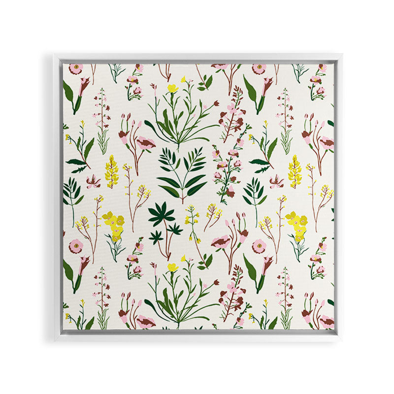 WILDFLOWER STUDY Framed Canvas Print Gallery Image 36
