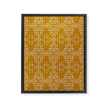 ZOLA KANTHA GOLD Framed Canvas Print Gallery Image 3
