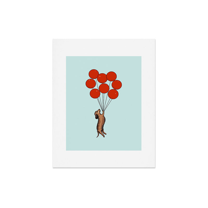 I Believe I Can Fly Dachshund Art Print Gallery Image 7