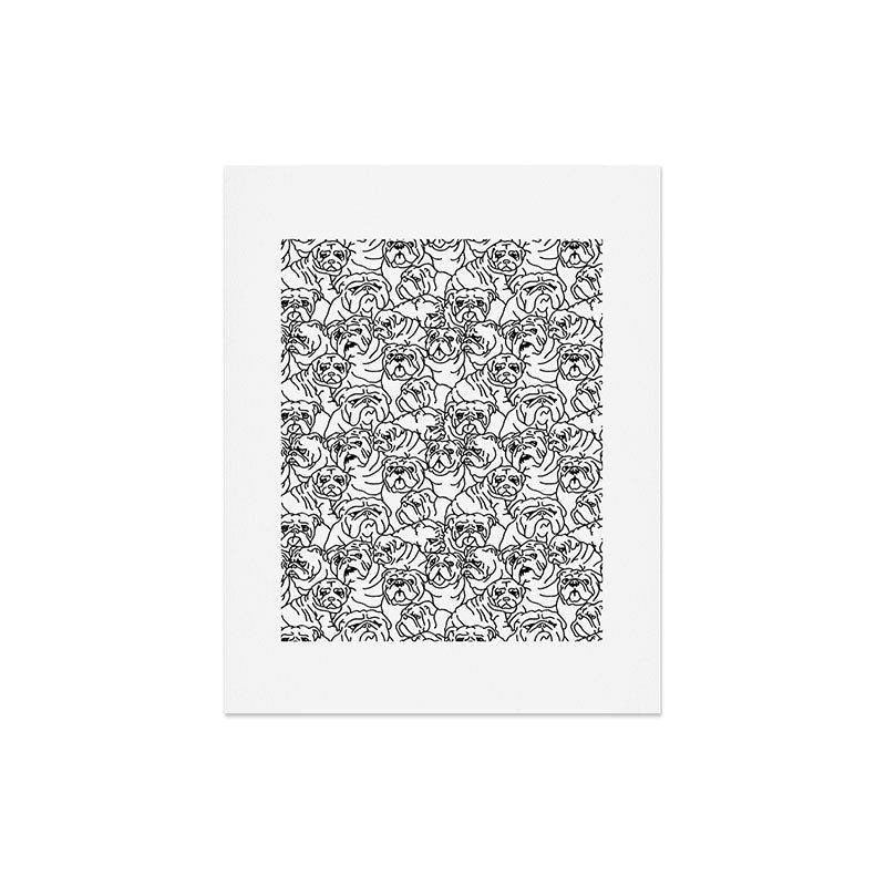 Oh English Bulldog Art Print Gallery Image 5
