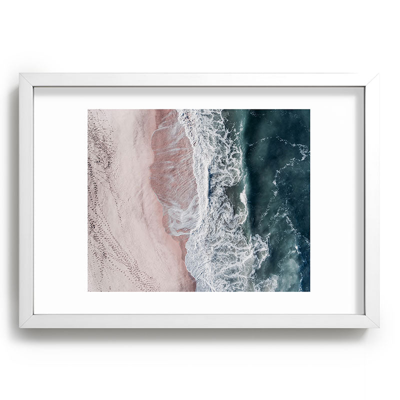 Crashing waves - Aerial Beach Ocean Sea Photography by Ingrid Beddoes Framed Art Print Gallery Image 77