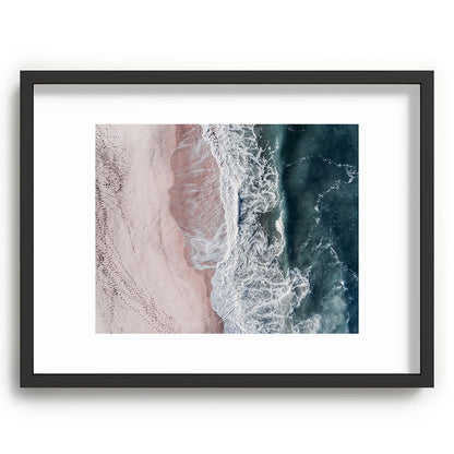 Crashing waves - Aerial Beach Ocean Sea Photography by Ingrid Beddoes Framed Art Print Gallery Image 60