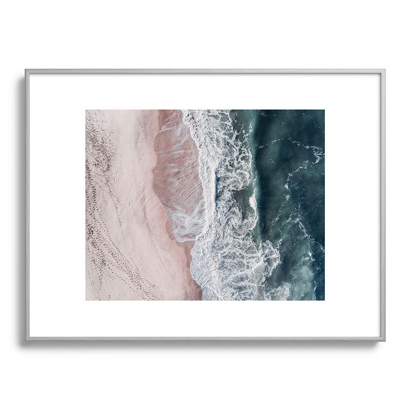 Crashing waves - Aerial Beach Ocean Sea Photography by Ingrid Beddoes Framed Art Print Gallery Image 98