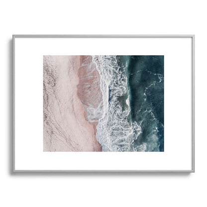 Crashing waves - Aerial Beach Ocean Sea Photography by Ingrid Beddoes Framed Art Print Gallery Image 98