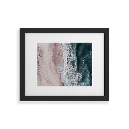 Crashing waves - Aerial Beach Ocean Sea Photography by Ingrid Beddoes Framed Art Print Gallery Image 29