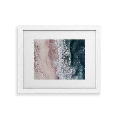 Crashing waves - Aerial Beach Ocean Sea Photography by Ingrid Beddoes Framed Art Print Gallery Image 51