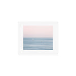 Ocean Pink Sky Art Print Gallery Image 1