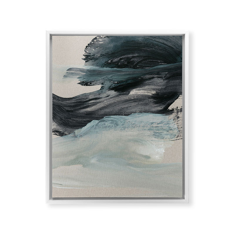 minimal brushstrokes 3 Framed Canvas Print Gallery Image 10