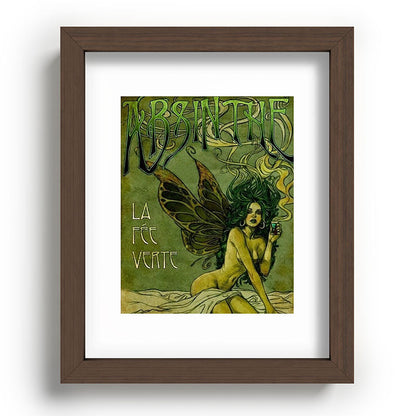 Vintage Parisian Green Fairy Absinthe Alcoholic Aperitif Advertisement Poster Framed Art Print Gallery Image 88