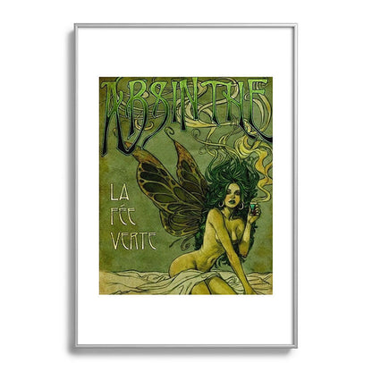 Vintage Parisian Green Fairy Absinthe Alcoholic Aperitif Advertisement Poster Framed Art Print Gallery Image 132