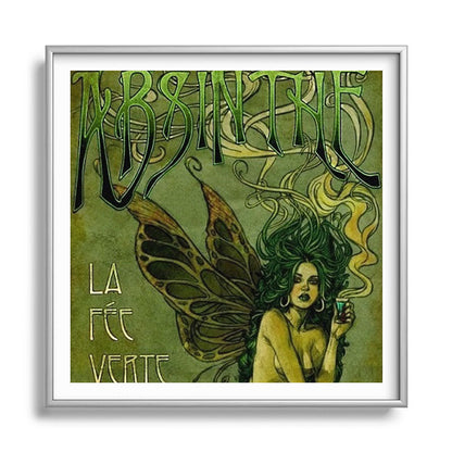 Vintage Parisian Green Fairy Absinthe Alcoholic Aperitif Advertisement Poster Framed Art Print Gallery Image 140