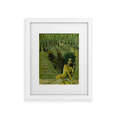 Vintage Parisian Green Fairy Absinthe Alcoholic Aperitif Advertisement Poster Framed Art Print Gallery Image 75