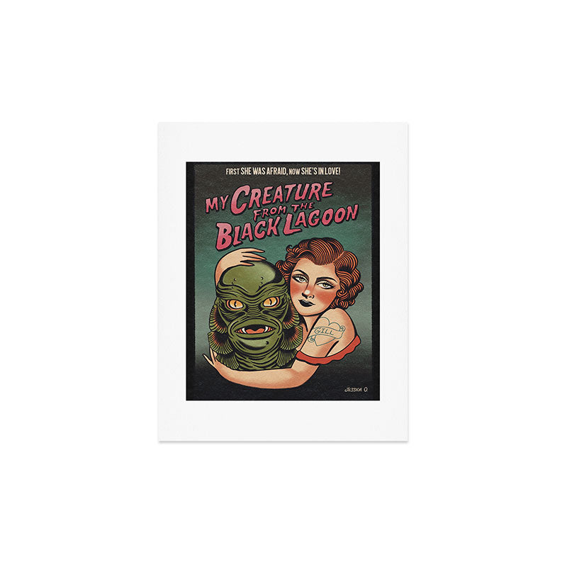 My Creature from the Black Lagoon Art Print Gallery Image 3