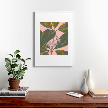 Modern Botanical Banana Leaf Framed Art Print Gallery Image 37