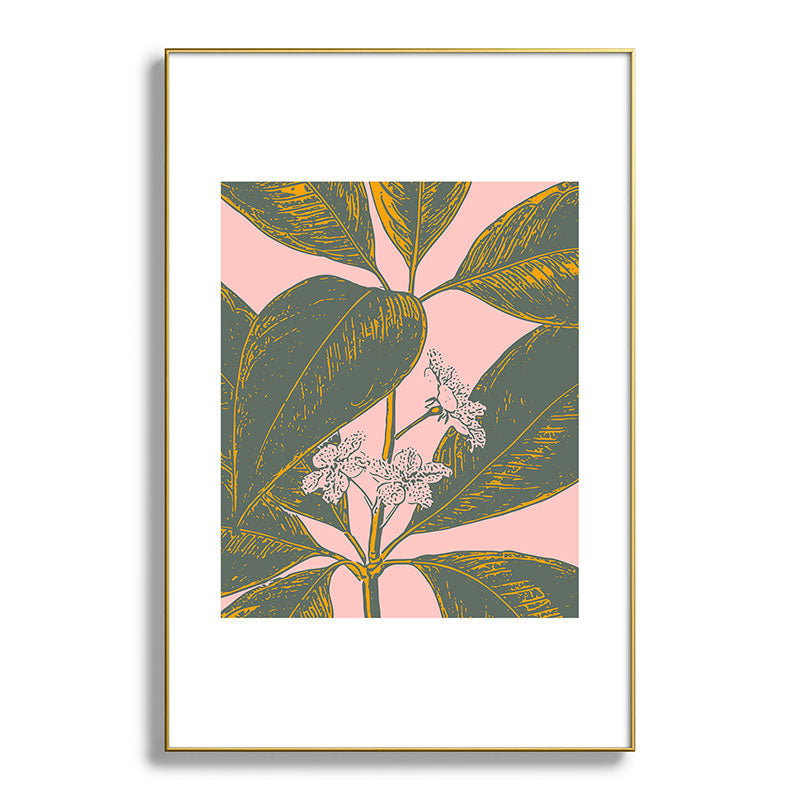 Modern Botanical Banana Leaf Framed Art Print Gallery Image 128