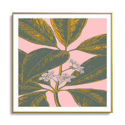 Modern Botanical Banana Leaf Framed Art Print Gallery Image 136
