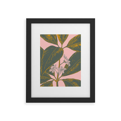Modern Botanical Banana Leaf Framed Art Print Gallery Image 47