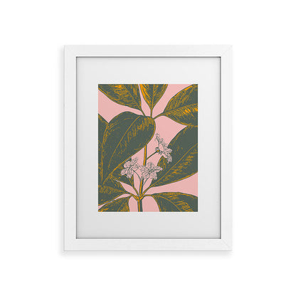 Modern Botanical Banana Leaf Framed Art Print Gallery Image 74