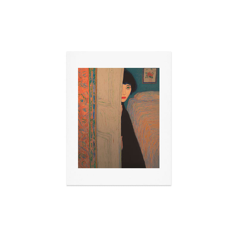 Behind the Painted Door Art Print Gallery Image 3