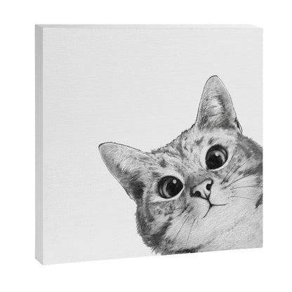 sneaky cat Canvas Print Gallery Image 2