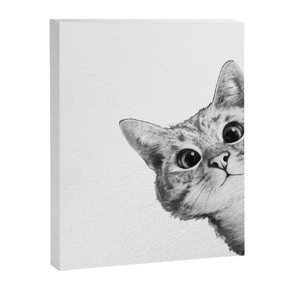 sneaky cat Canvas Print Gallery Image 4