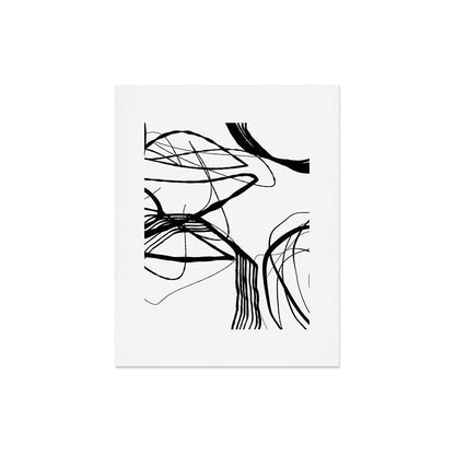 Flowing Ink Dynamics Black And White Art Print Gallery Image 5