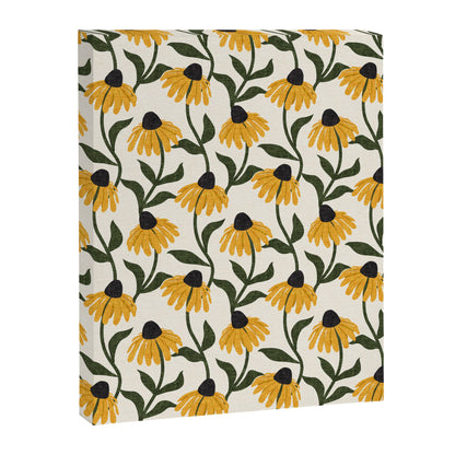 coneflowers - cream Canvas Print Gallery Image 4