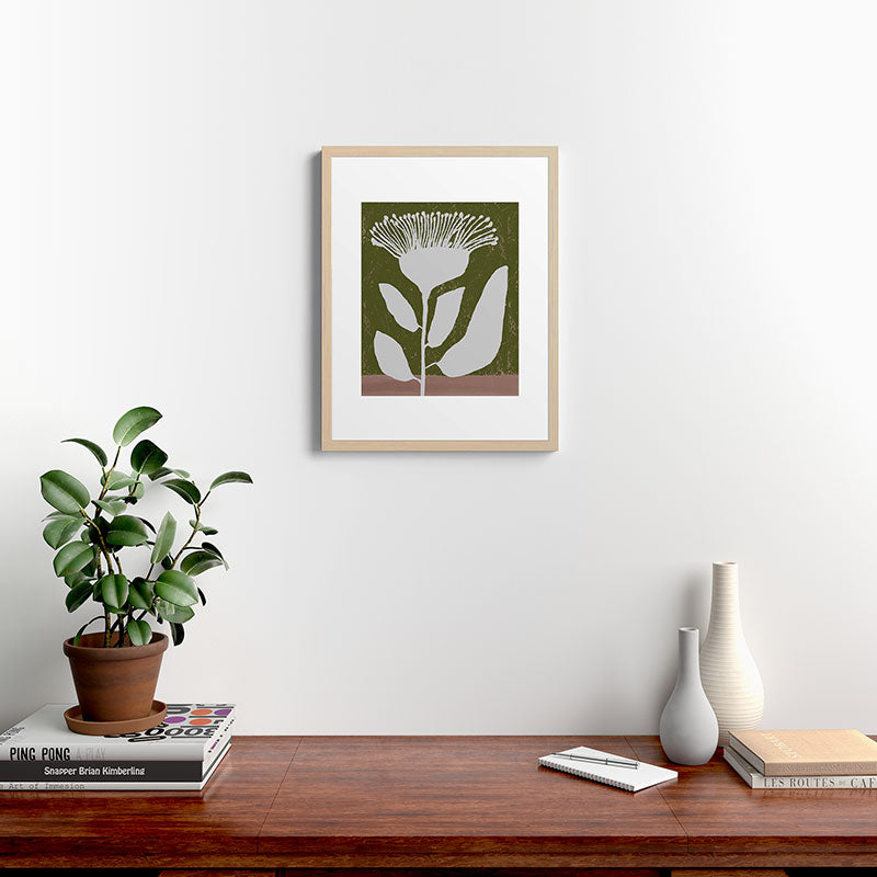 Flower mask Framed Art Print Gallery Image 19