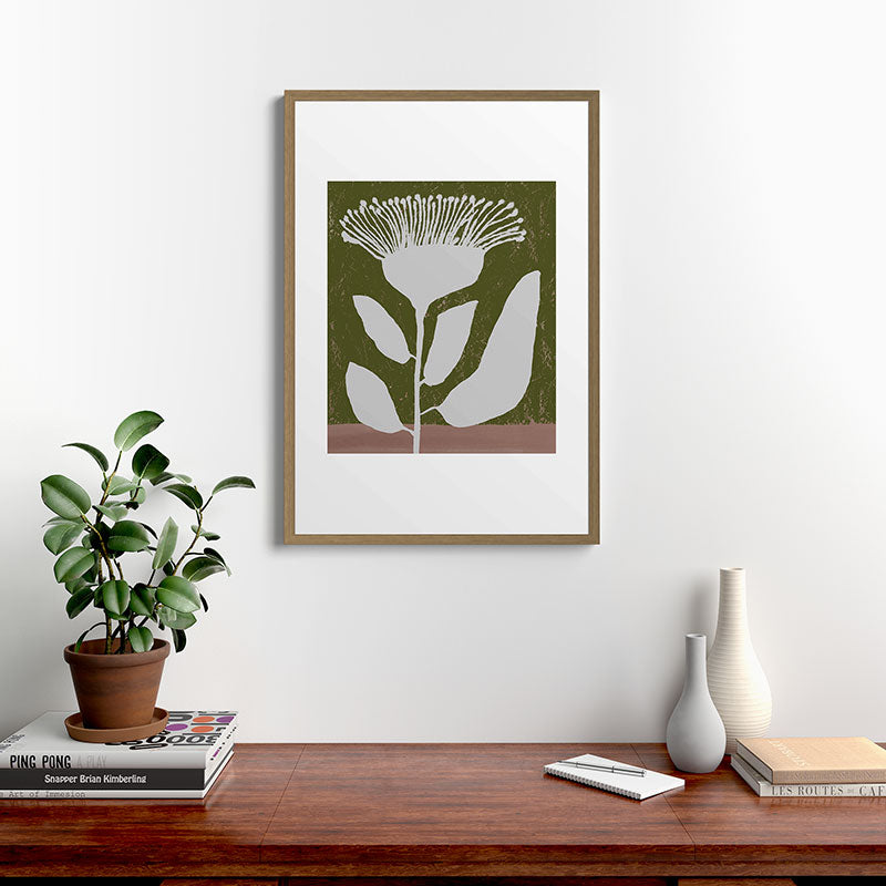 Flower mask Framed Art Print Gallery Image 13