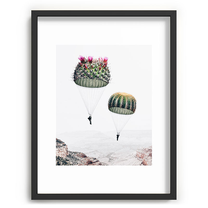 Flying Cacti Framed Art Print Gallery Image 83
