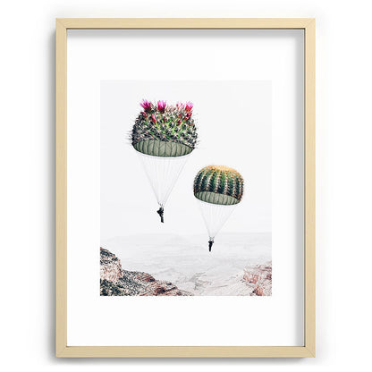 Flying Cacti Framed Art Print Gallery Image 100