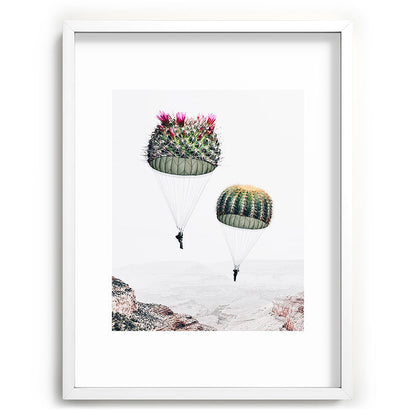 Flying Cacti Framed Art Print Gallery Image 107