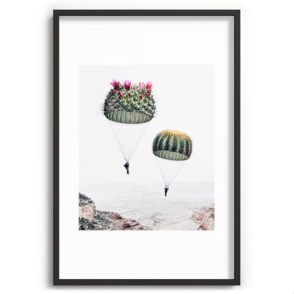 Flying Cacti Framed Art Print Gallery Image 85