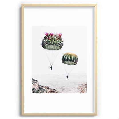 Flying Cacti Framed Art Print Gallery Image 102