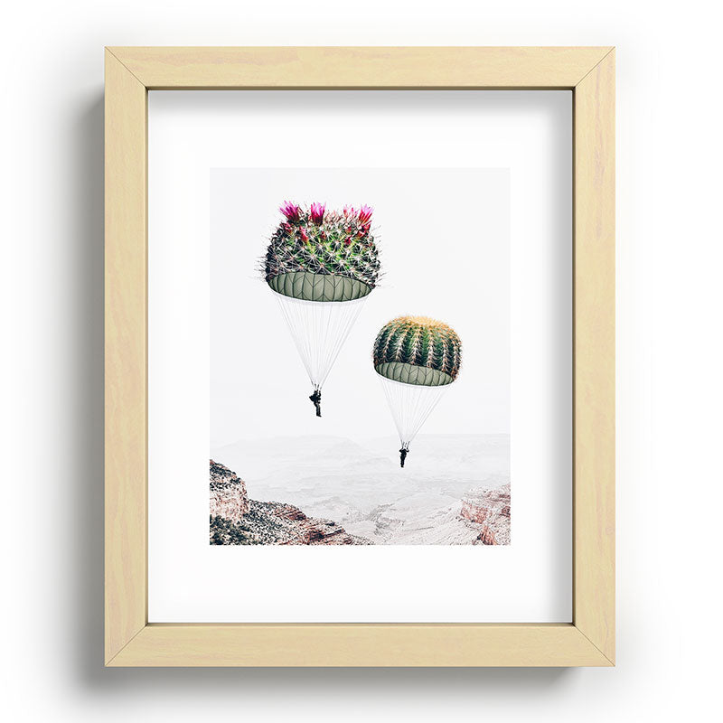 Flying Cacti Framed Art Print Gallery Image 95