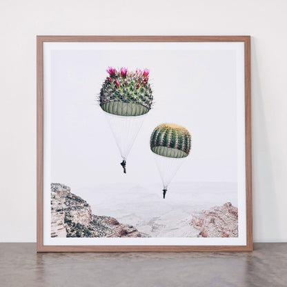 Flying Cacti Framed Art Print Gallery Image 66