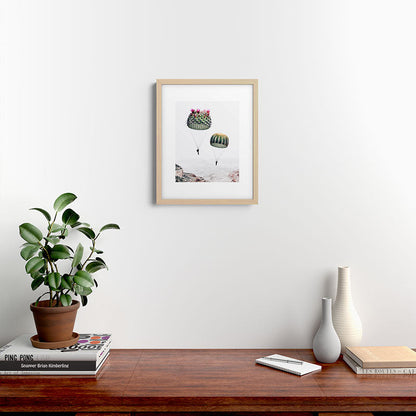 Flying Cacti Framed Art Print Gallery Image 25