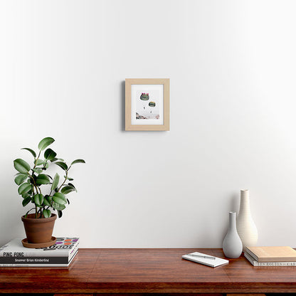 Flying Cacti Framed Art Print Gallery Image 59