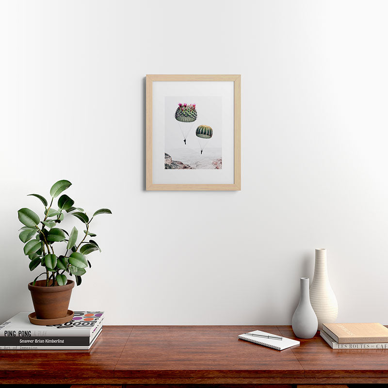 Flying Cacti Framed Art Print Gallery Image 63