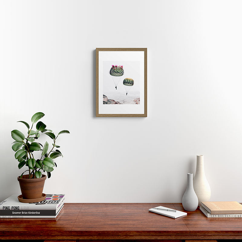 Flying Cacti Framed Art Print Gallery Image 14