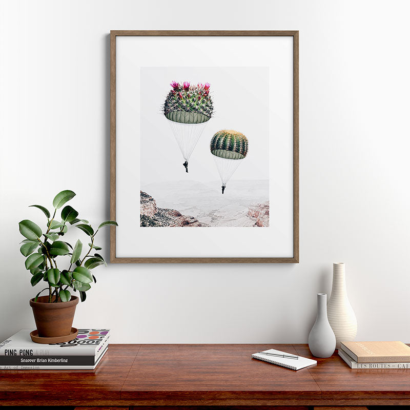 Flying Cacti Framed Art Print Gallery Image 19