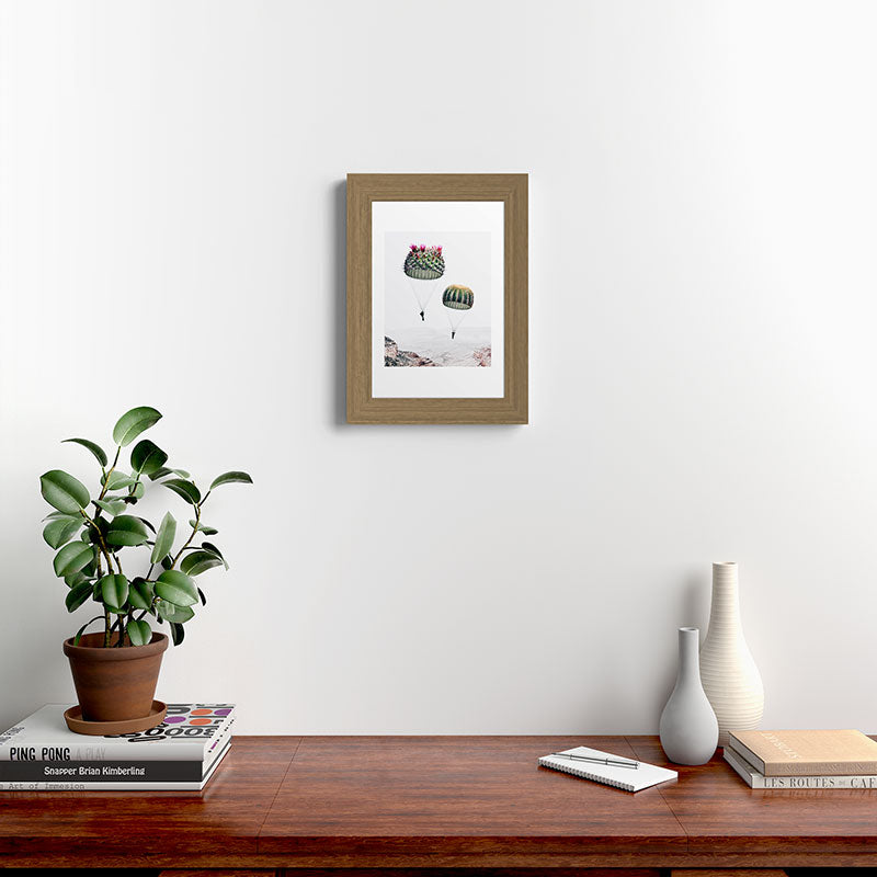 Flying Cacti Framed Art Print Gallery Image 52
