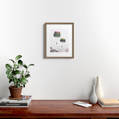 Flying Cacti Framed Art Print Gallery Image 15