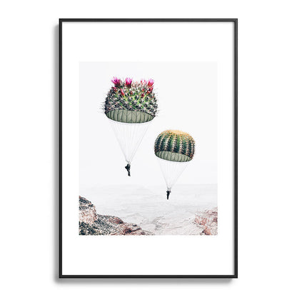 Flying Cacti Framed Art Print Gallery Image 113