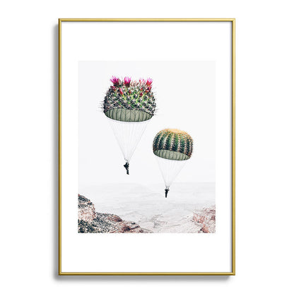 Flying Cacti Framed Art Print Gallery Image 123